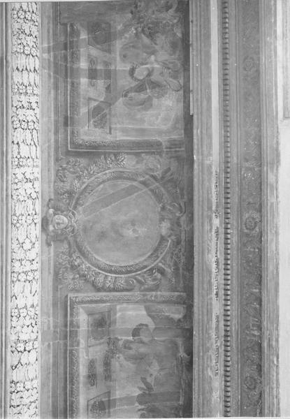 revêtement intérieur (décor intérieur de la chambre de la Reine), détail