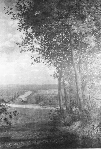 tableau : Marne aux environs de Vincennes (la), vue générale