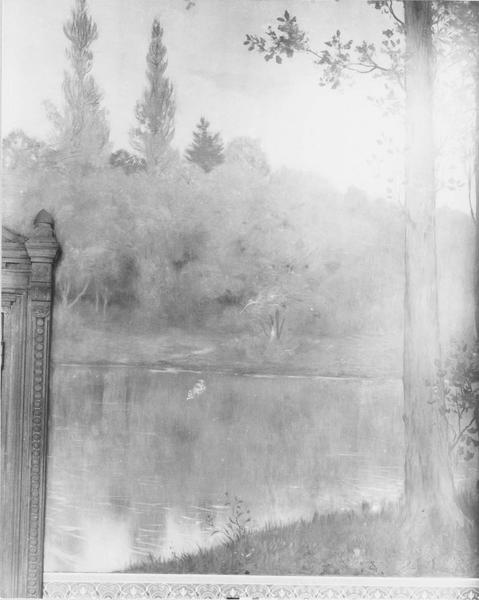 tableau : rives du lac Daumesnil (les), vue générale