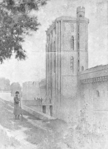 tableau : Château de Vincennes, la tour du village (le), vue générale
