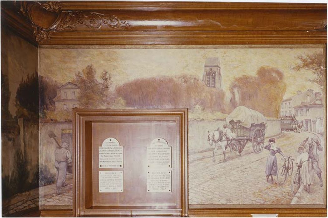 fresque : entrée de Créteil, rue de Paris
