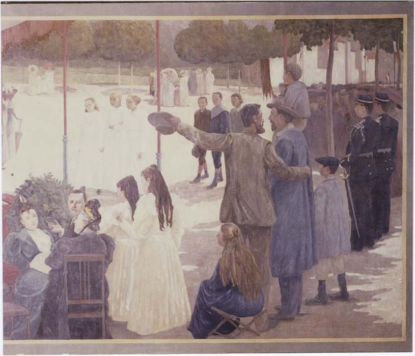 fresque : Hommage au mérite - © Ministère de la Culture (France), Médiathèque du patrimoine et de la photographie, Tous droits réservés