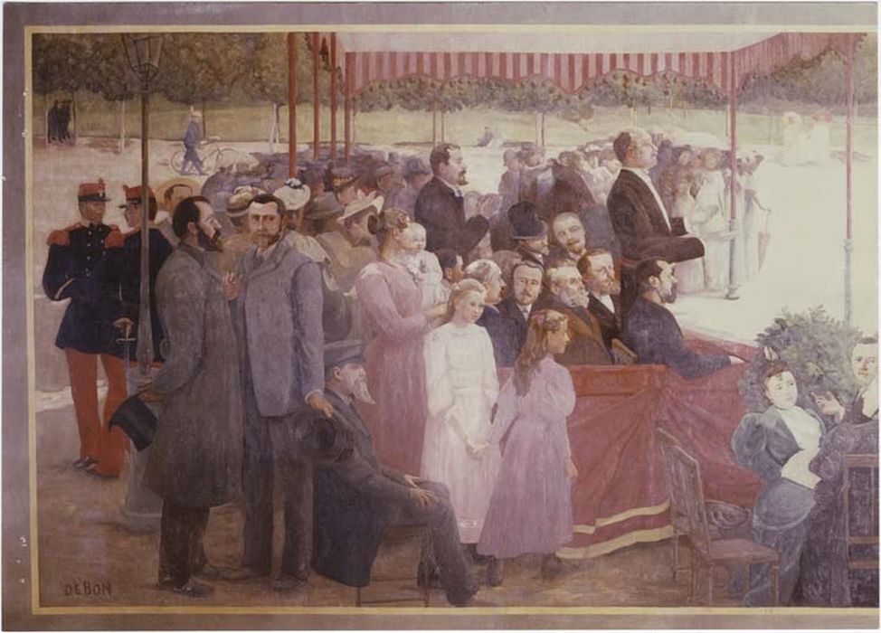 fresque : Hommage au mérite - © Ministère de la Culture (France), Médiathèque du patrimoine et de la photographie, Tous droits réservés