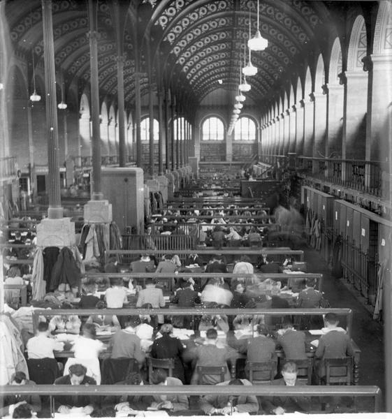 Bibliothèque Sainte-Geneviève : vue intérieure