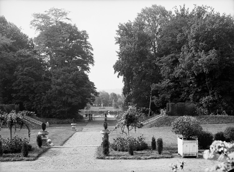 Jardin pris depuis le perron