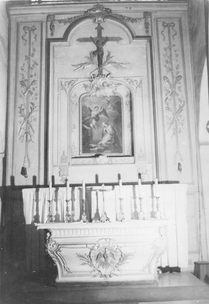 autel, retable, tableau (maître-autel), vue d'ensemble