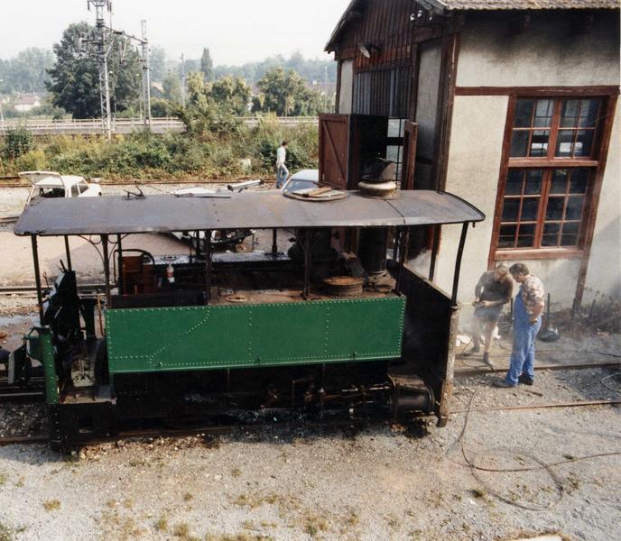 Locomotive à vapeur, à voie métrique 030 T n° 60, vue générale