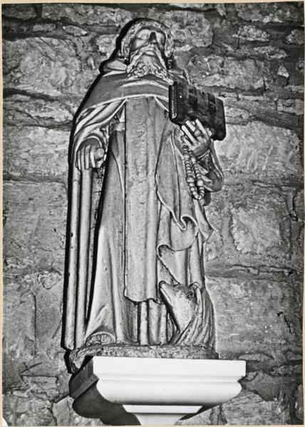 statue : saint Antoine, vue générale