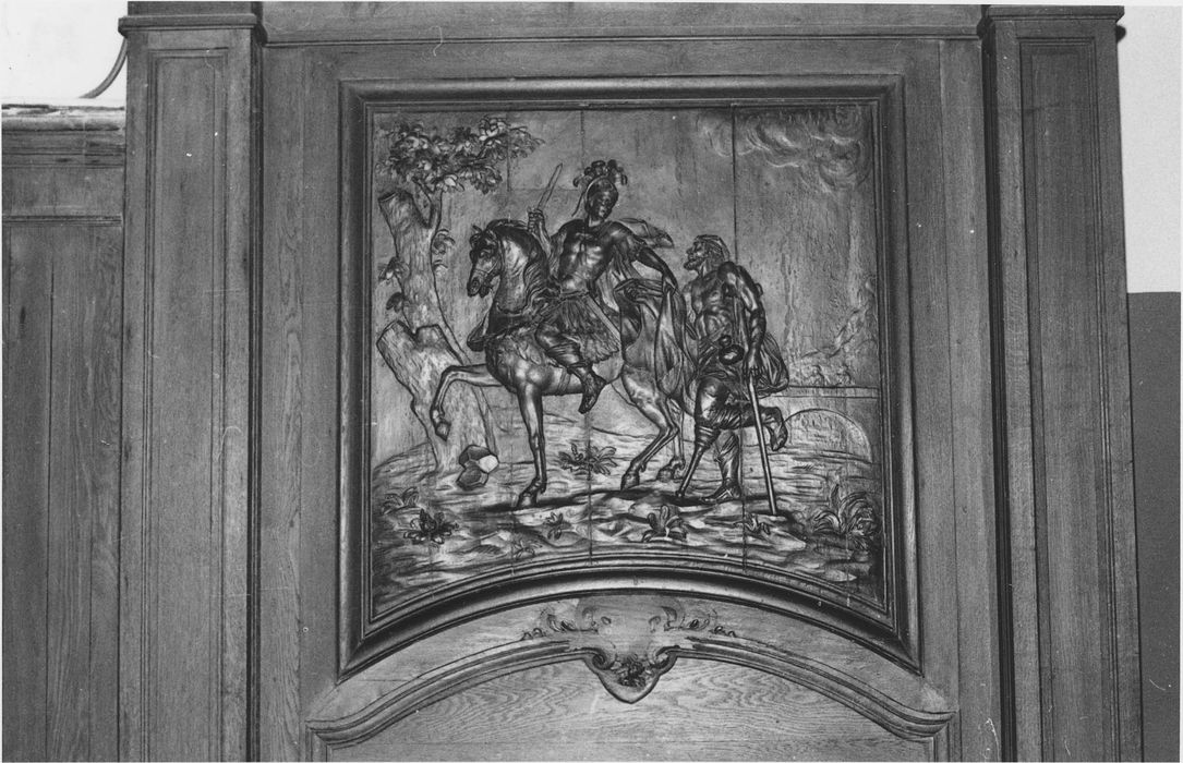 bas-relief : la Charité de saint Martin