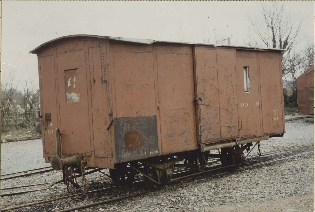 wagon fourgon à voie métrique, KD 154 - © Ministère de la Culture (France), Médiathèque du patrimoine et de la photographie, diffusion RMN-GP