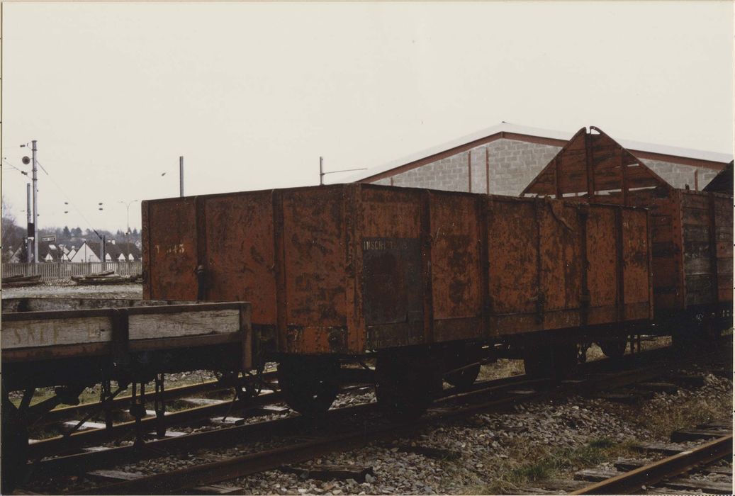 wagon tombereau à voie métrique, TK 343 - © Ministère de la Culture (France), Médiathèque du patrimoine et de la photographie, diffusion RMN-GP