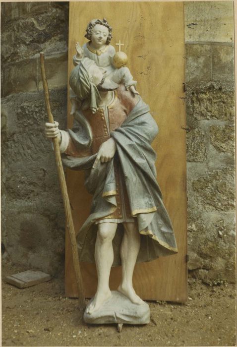 statue : saint Christophe