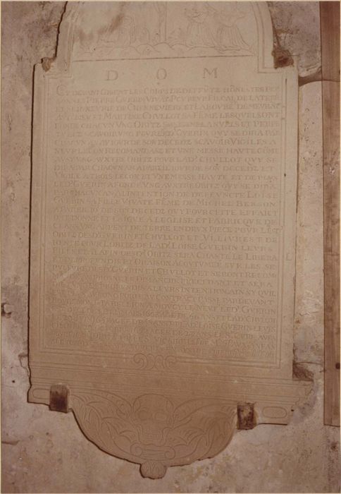 plaque funéraire de Pierre Guérin et de sa femme, Jeanne Chulot - © Ministère de la Culture (France), Médiathèque du patrimoine et de la photographie, diffusion RMN-GP