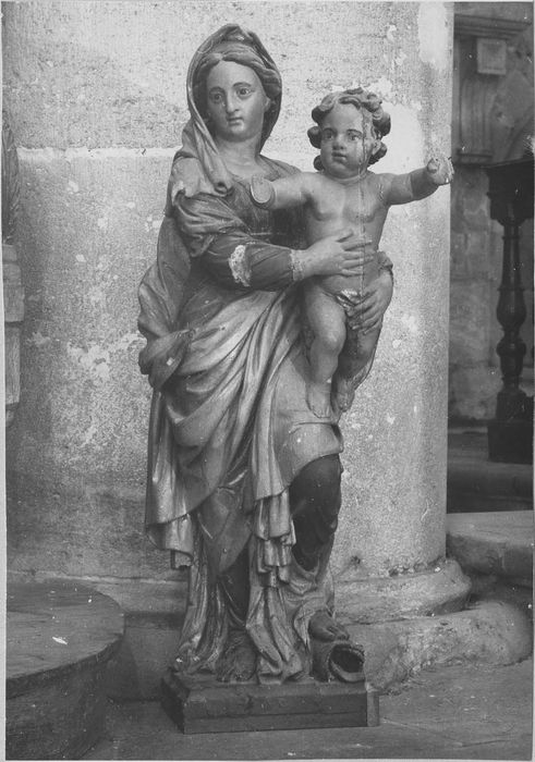 statue : Vierge à l'Enfant dite Notre-Dame-des-Voyageurs