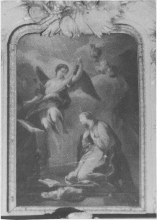 tableau  du retable : l'Annonciation 