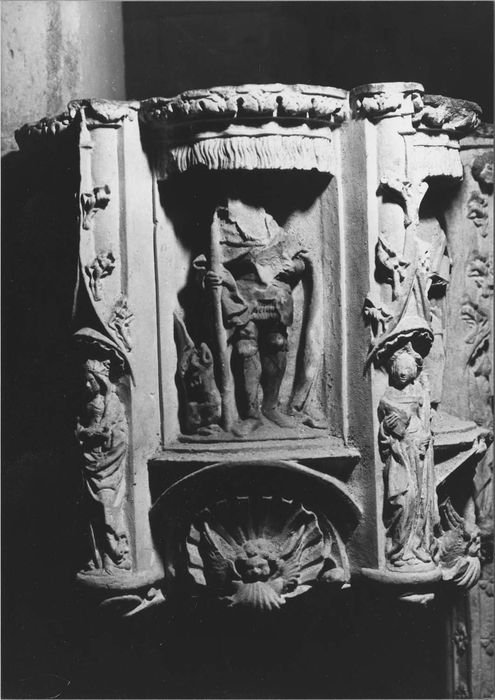 retable, détail (saint Georges)