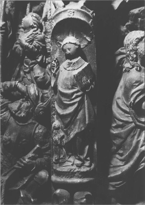 retable, détail (saint diacre)