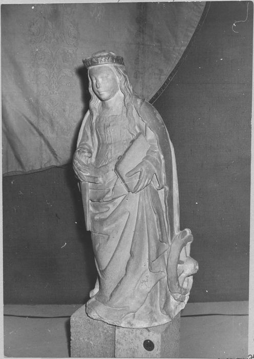 statue : sainte Catherine - © Ministère de la Culture (France), Médiathèque du patrimoine et de la photographie, diffusion RMN-GP