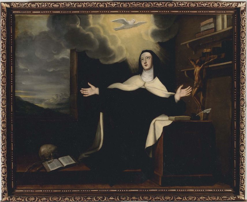 tableau : Le Saint Esprit  apparaissant à sainte Thérèse - © Ministère de la Culture (France), Médiathèque du patrimoine et de la photographie, diffusion RMN-GP