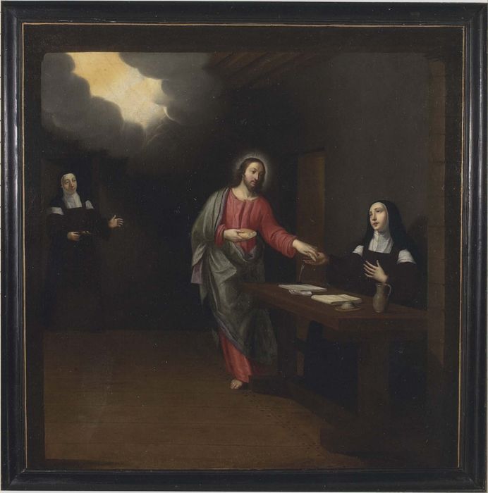 tableau : Le Christ nourrissant sainte Thérèse - © Ministère de la Culture (France), Médiathèque du patrimoine et de la photographie, diffusion RMN-GP