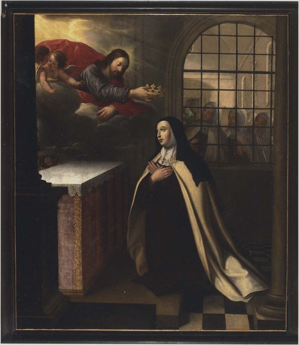 tableau : Le Christ couronnant sainte Thérèse - © Ministère de la Culture (France), Médiathèque du patrimoine et de la photographie, diffusion RMN-GP