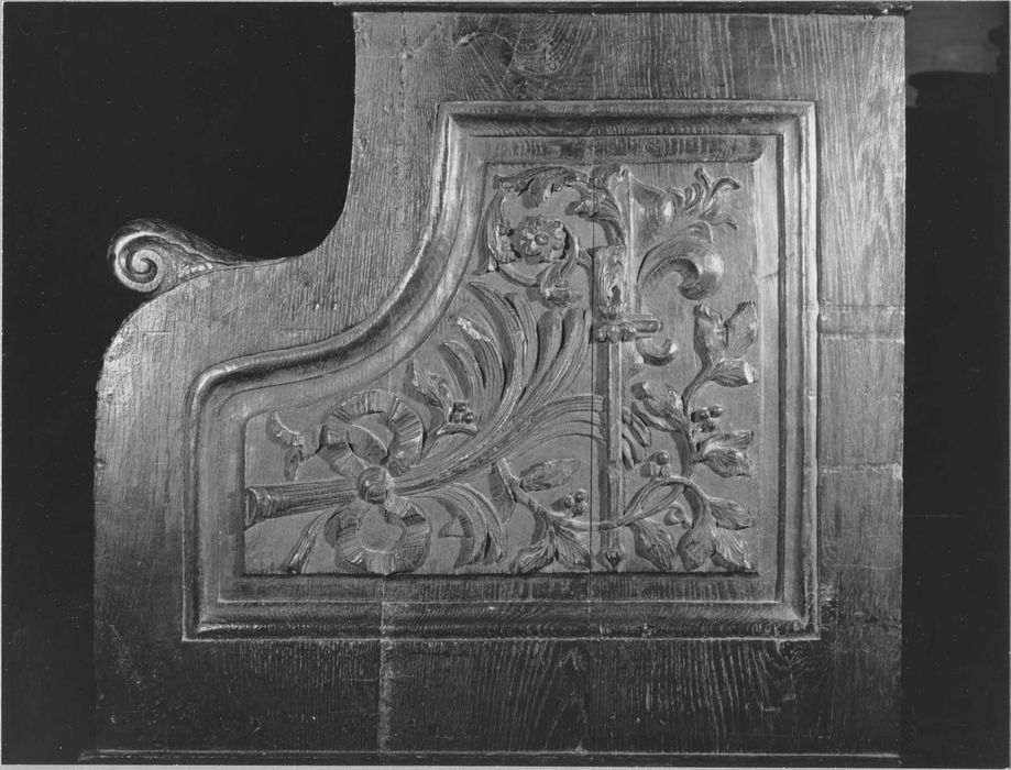 stalles, détail