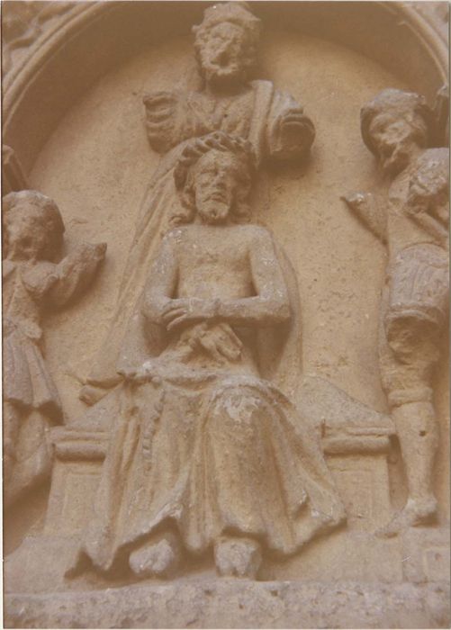 bas-relief : le Couronnement d'épines et la Dérision du Christ, détail - © Ministère de la Culture (France), Médiathèque du patrimoine et de la photographie, diffusion RMN-GP