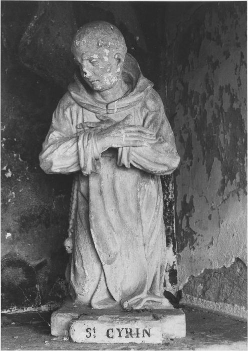 statue : saint Cyrin - © Ministère de la Culture (France), Médiathèque du patrimoine et de la photographie, diffusion RMN-GP