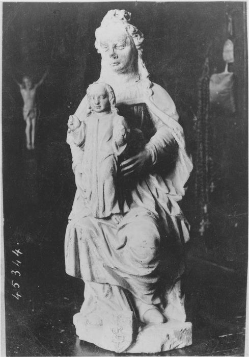 statuette : Vierge à l'Enfant assise