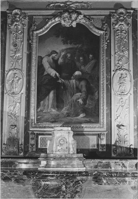 tableau : la tradition des clés ou la remise des clefs à saint Pierre