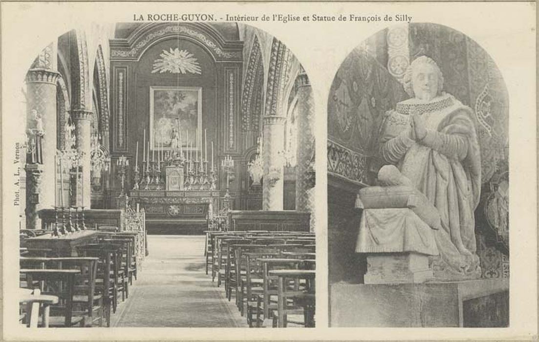 stèle funéraire de François de Silly, seigneur de la Roche-Guyon