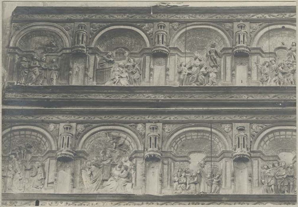 bas-reliefs (13) : scènes de la vie et du martyre de saint Barthélémy