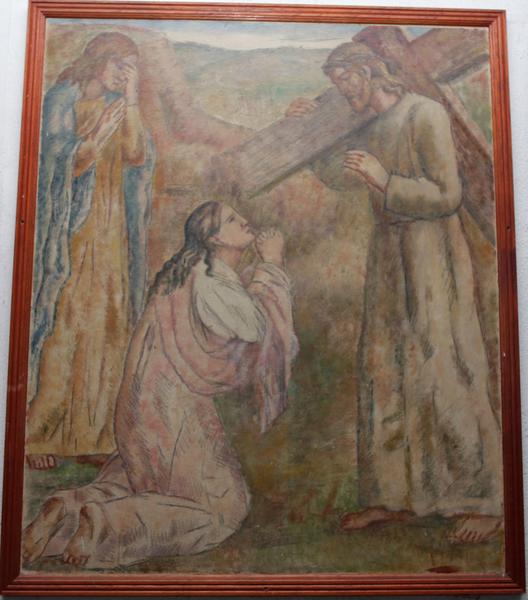 Tableau : Jésus console les filles de Jérusalem