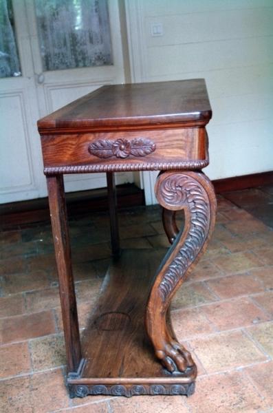 Table console d'applique