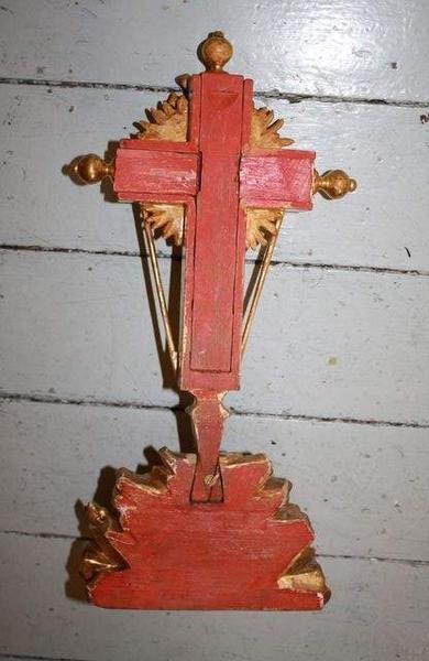 croix-reliquaire, revers