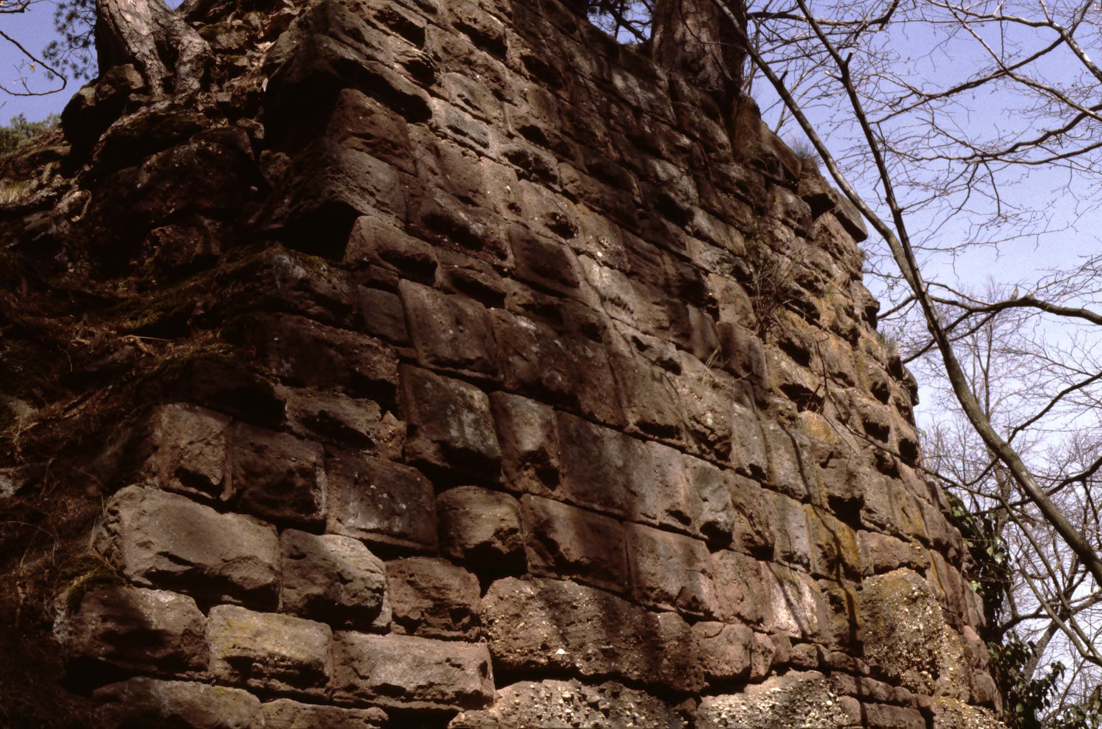 Vestige du mur nord-ouest