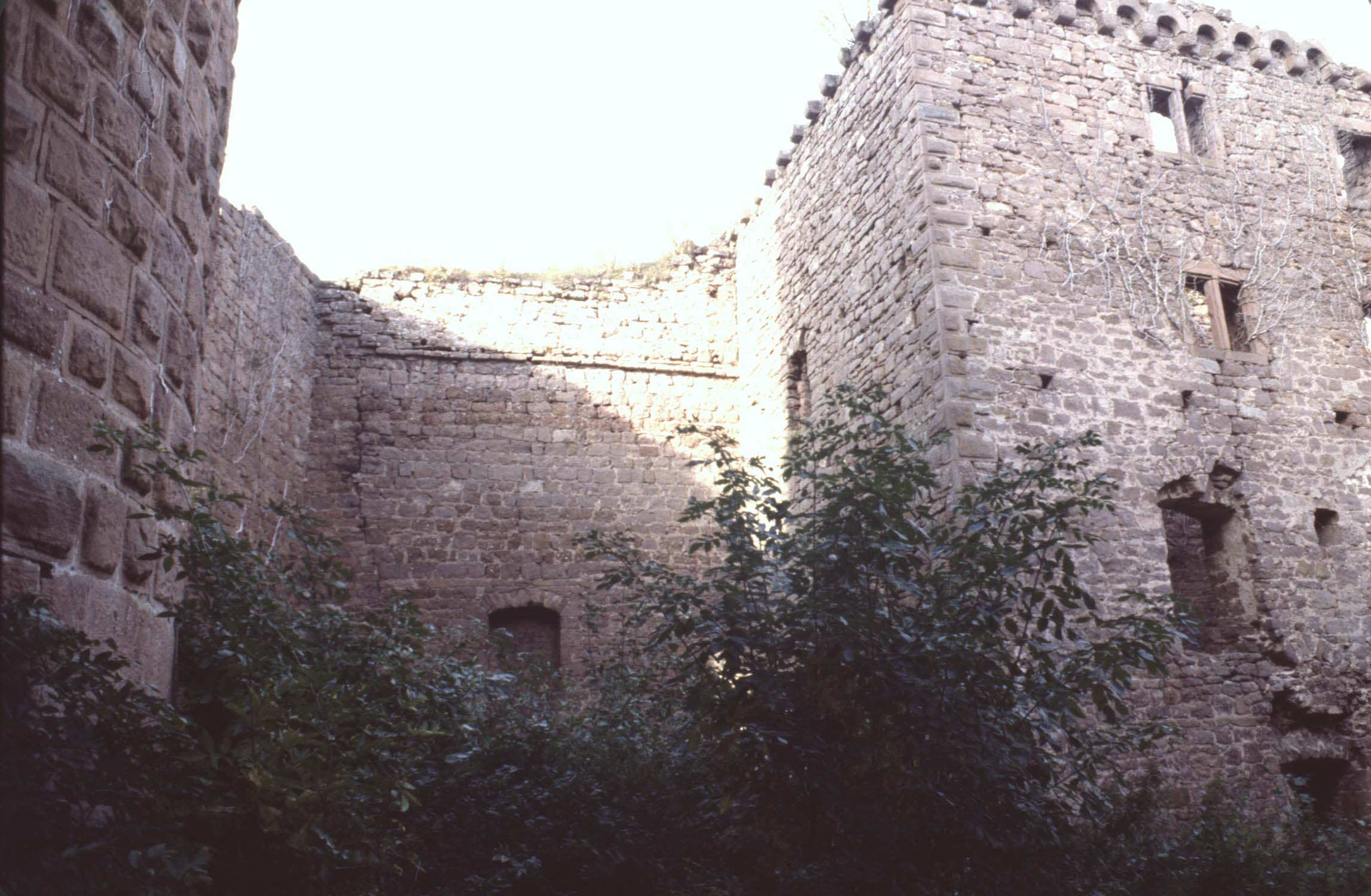 Volume intérieur du château