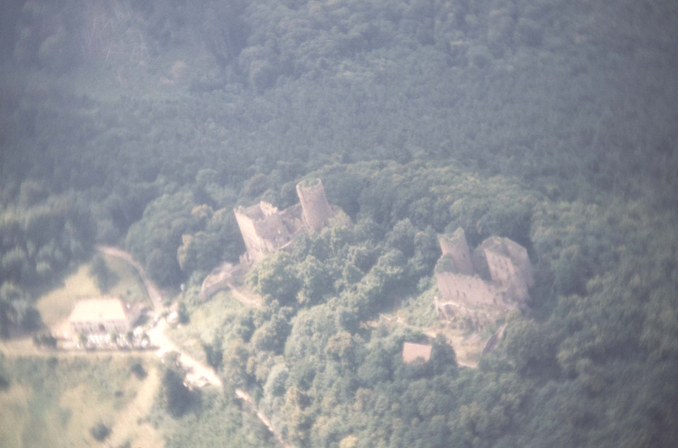 Château : vue aérienne