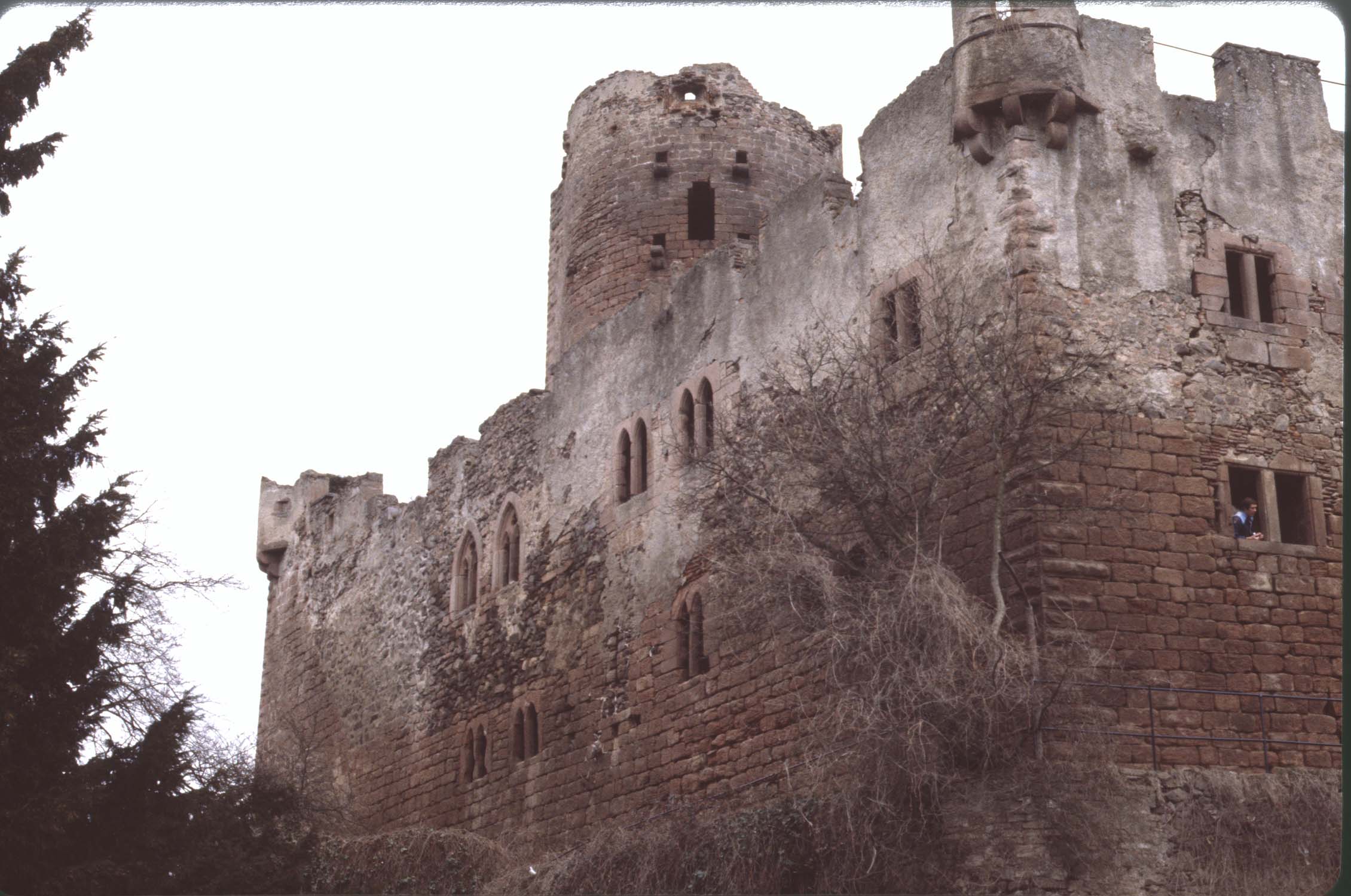 Vestiges de la face sud, vue générale