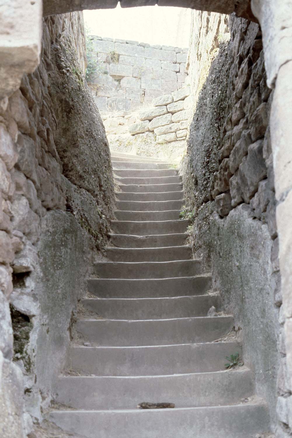 Donjon : escalier