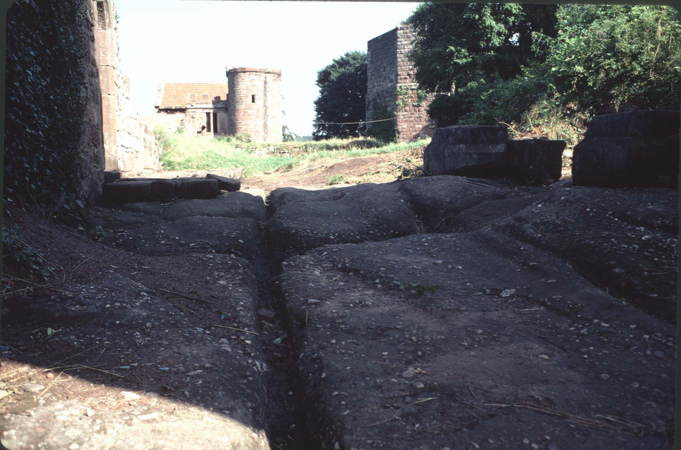 Rainures de roulement, détail