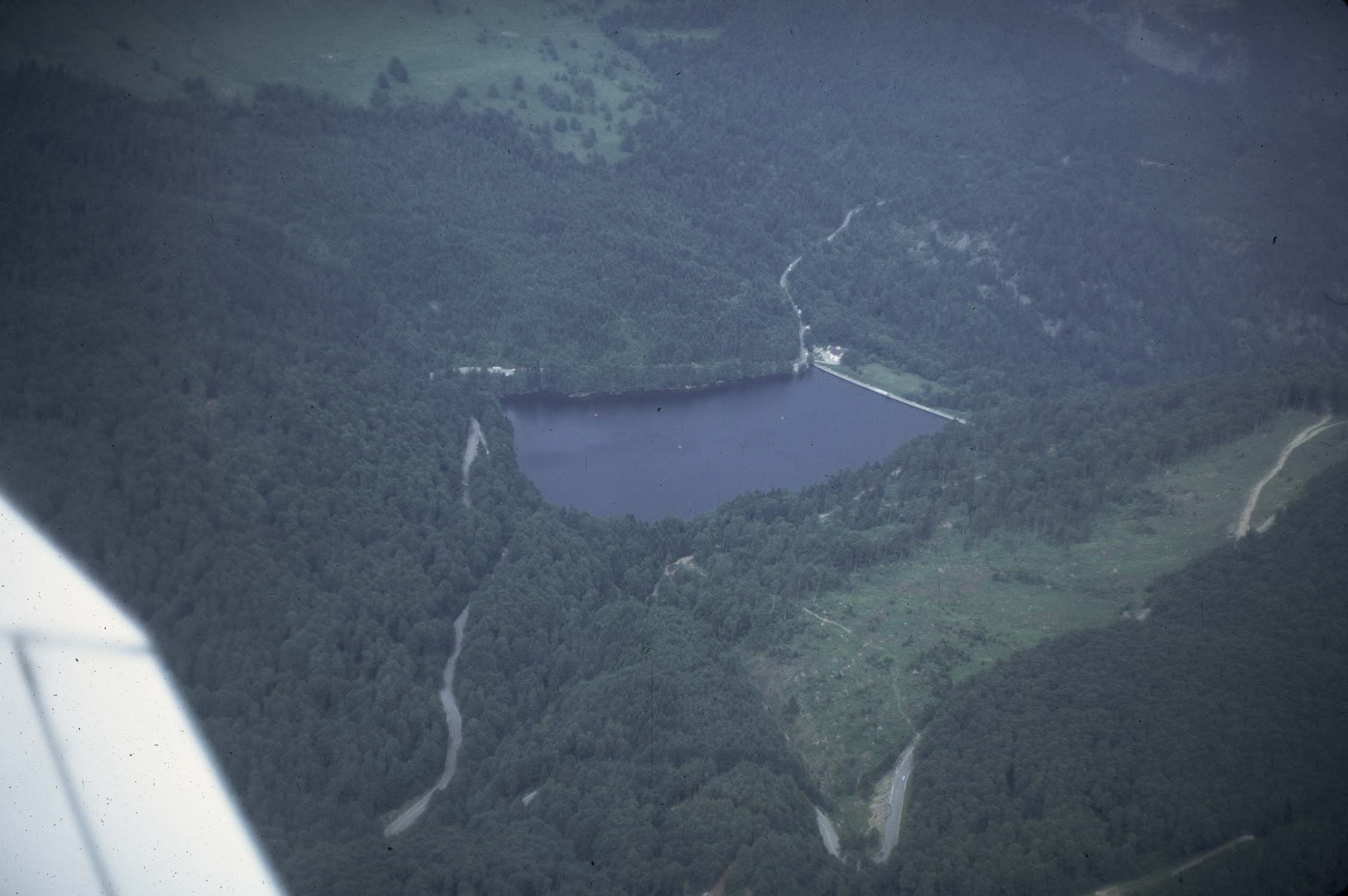 Lac de la Lauch, vue aérienne