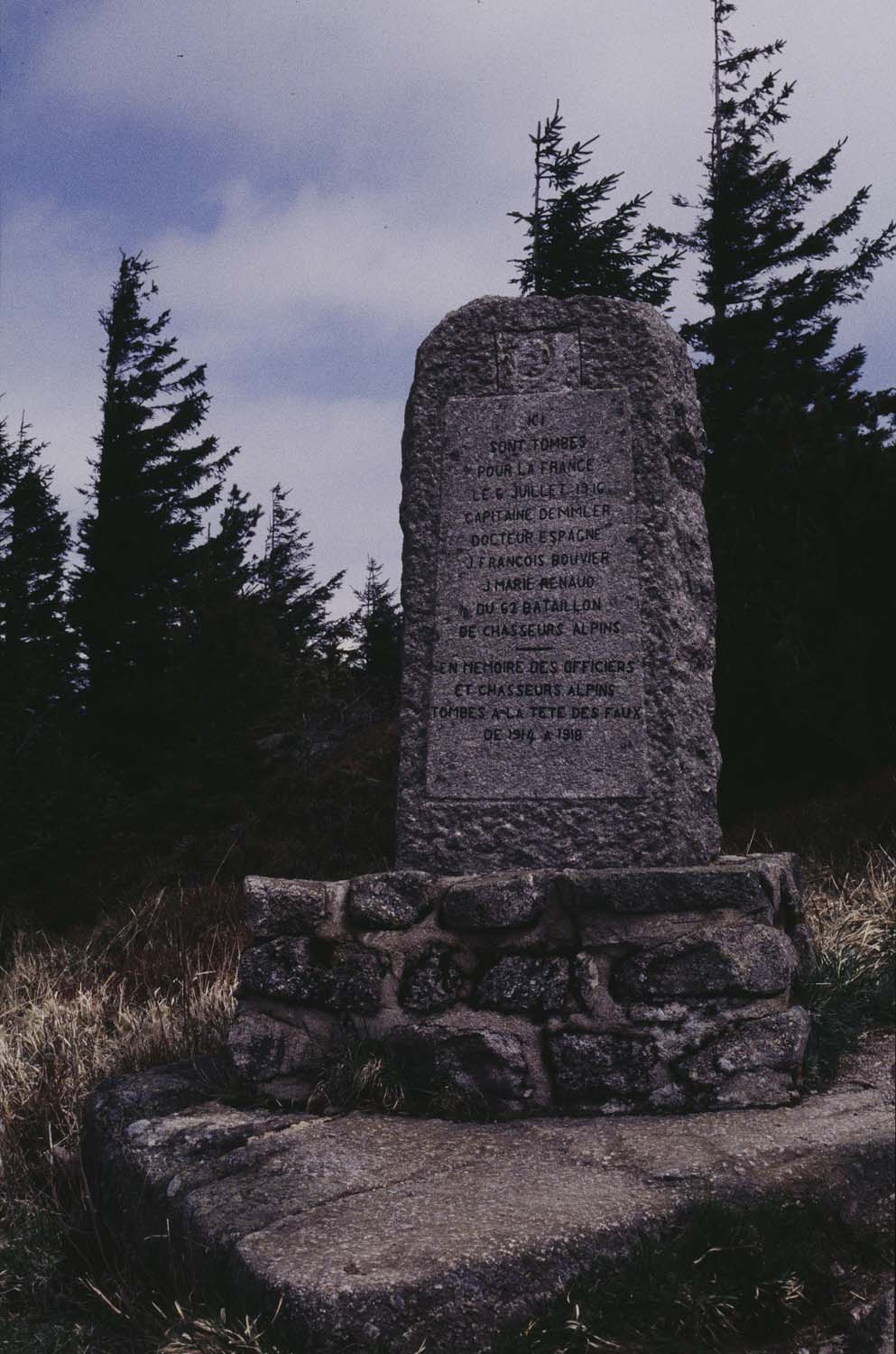 Champ de bataille de la Tête-des-Faux (également sur commune de Lapoutroie)