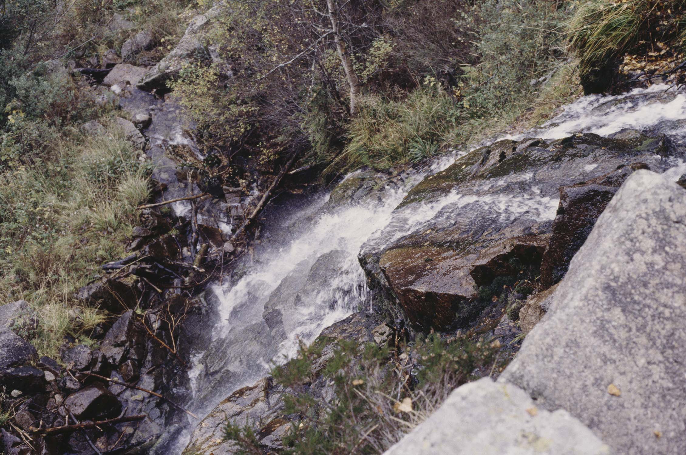 La cascade du lac Noir