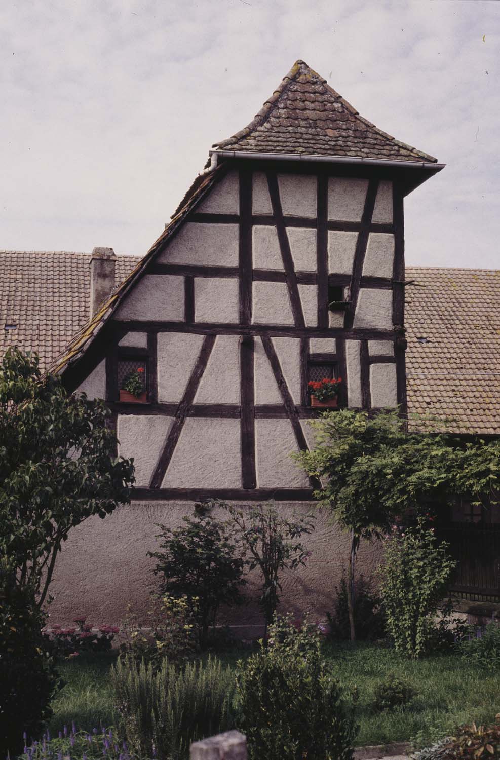 Pigeonnier à colombages