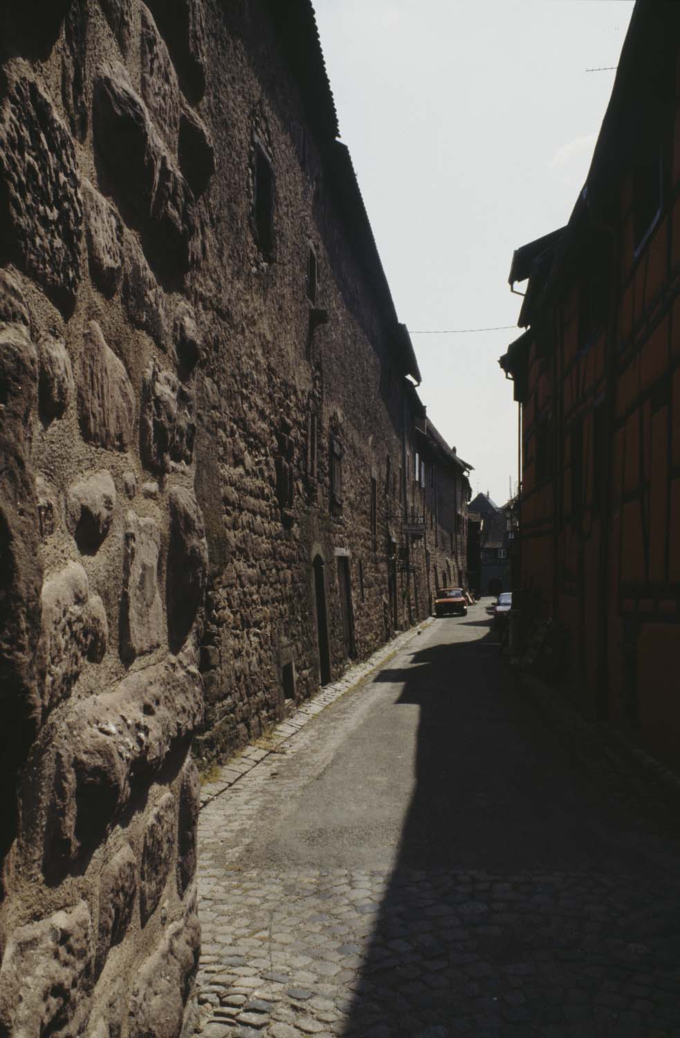 Rempart ouest : intérieur