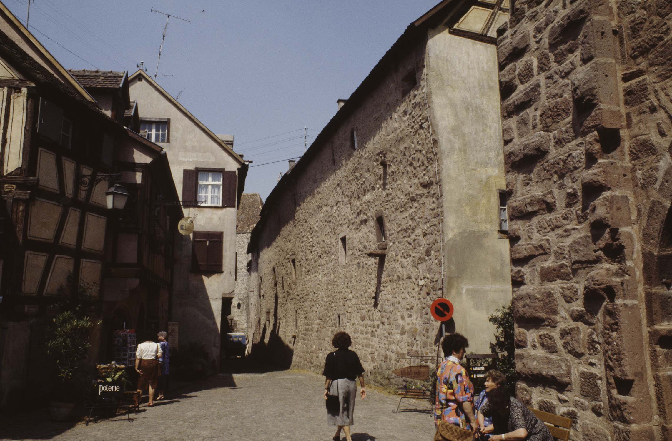 Rempart ouest : intérieur, vue d'ensemble