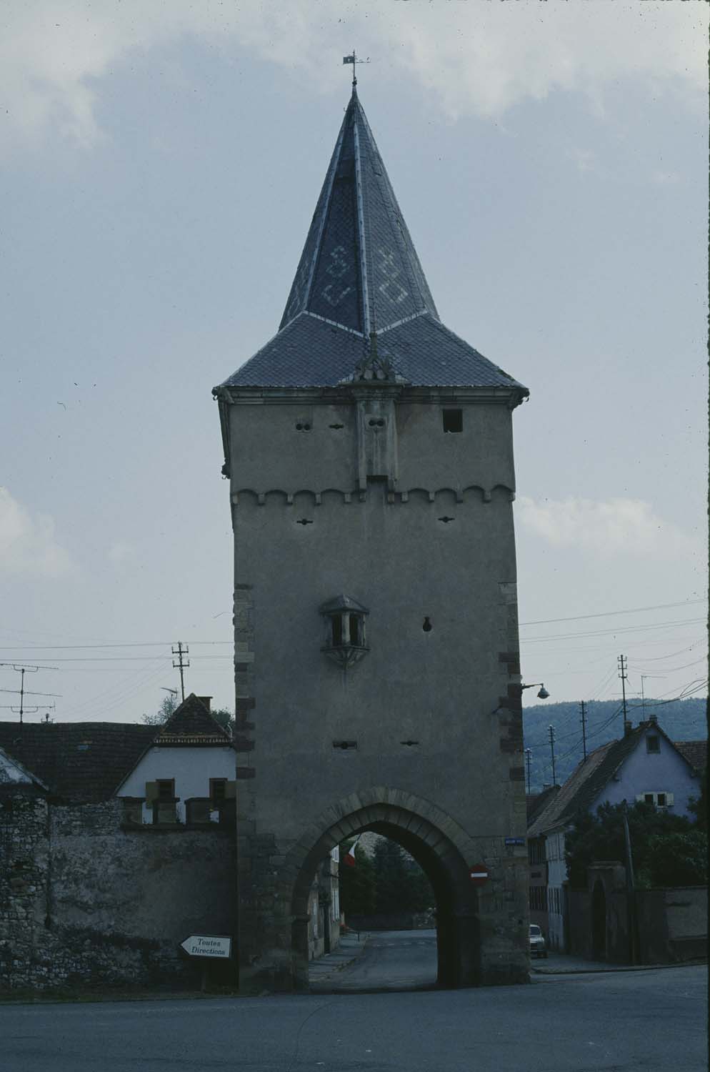 Porte nord, vue générale