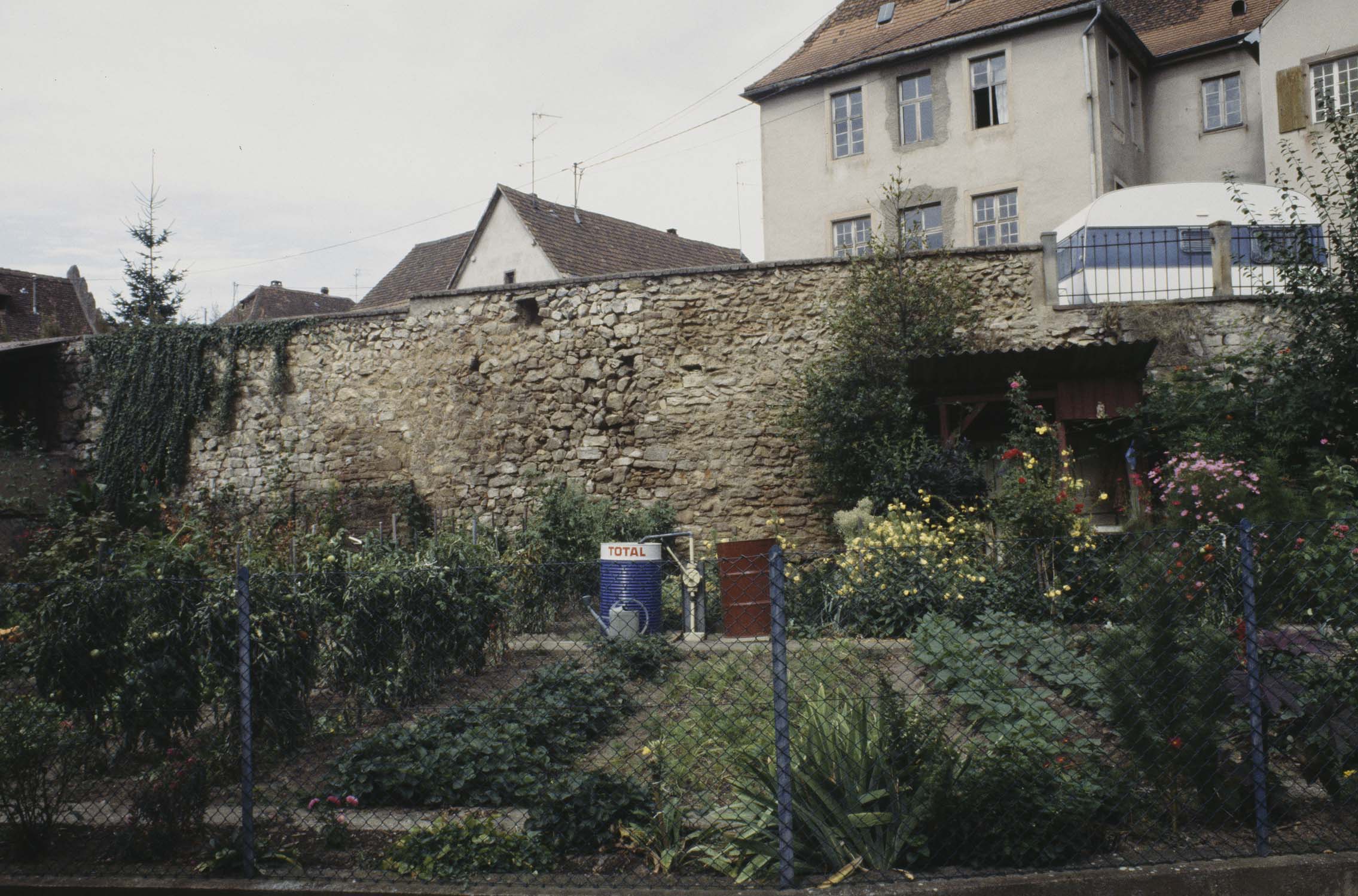 Rempart sud, vue générale