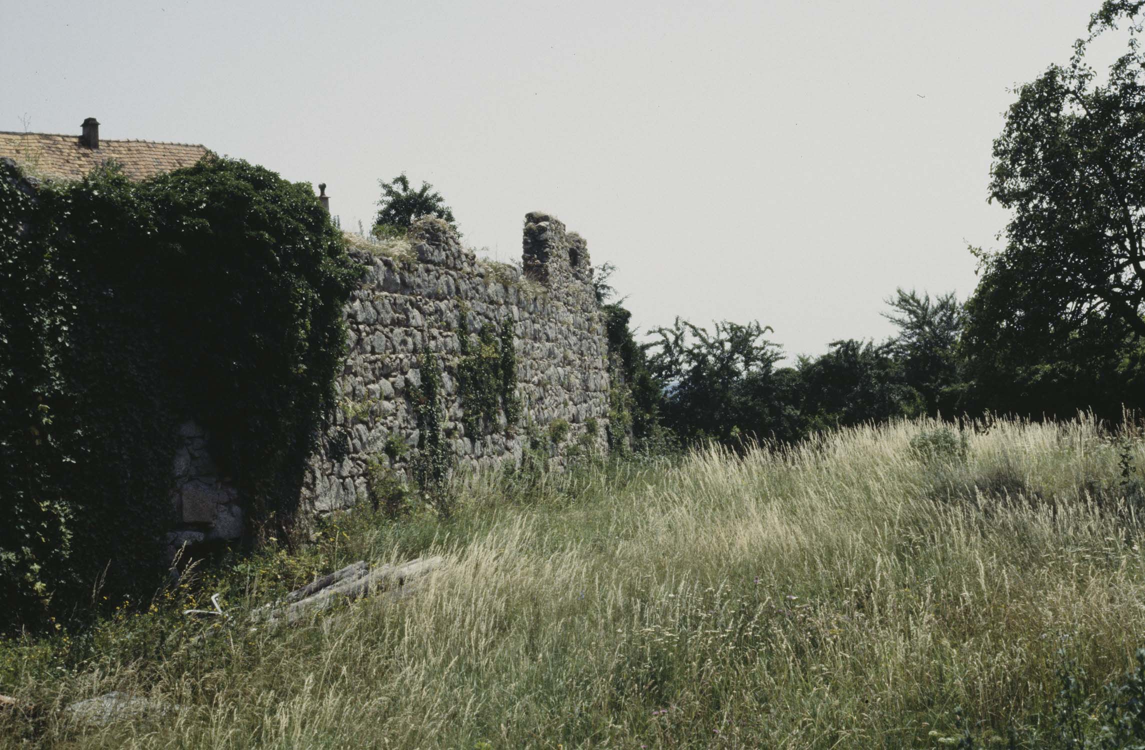 Rempart ouest, vue générale